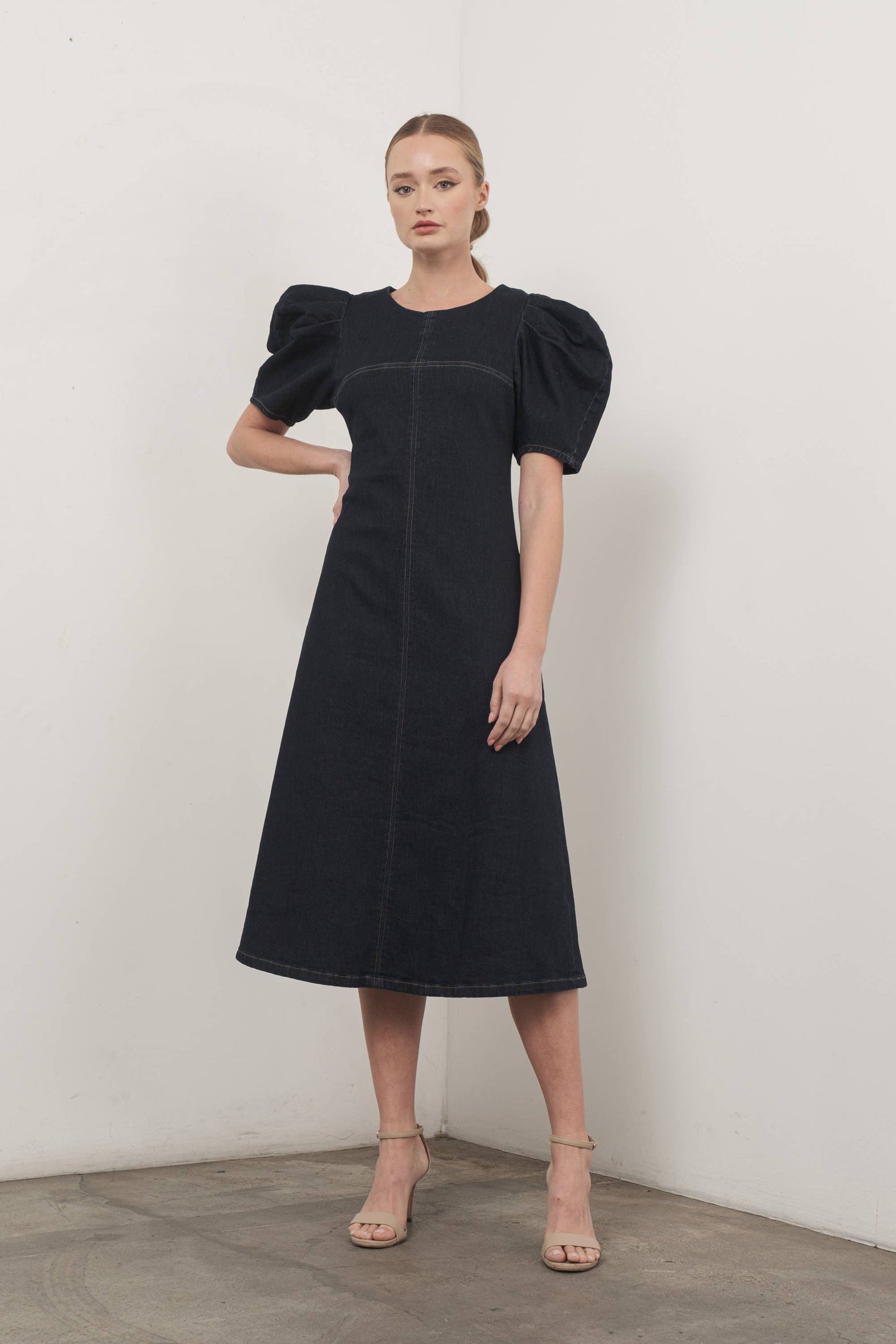 Sadie Dark Denim Dress