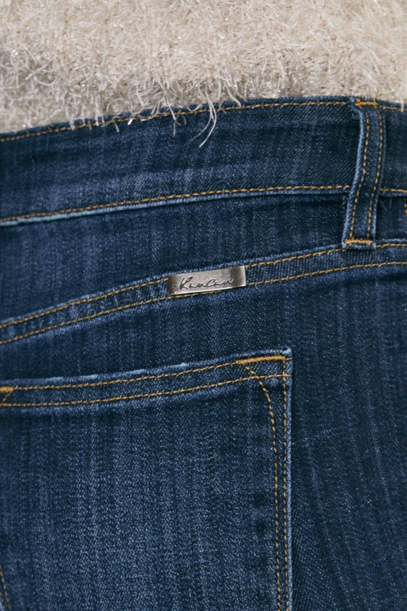 Kan Can Dark Wash Flare Jean