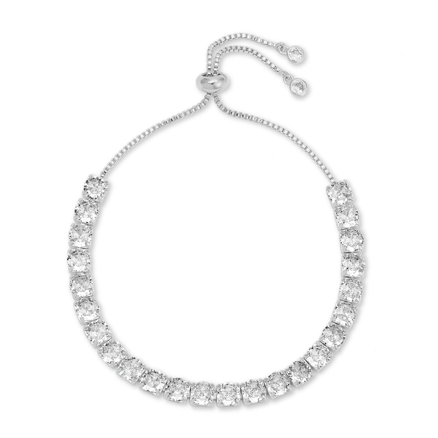 Pulley Tennis Bracelet: Gold