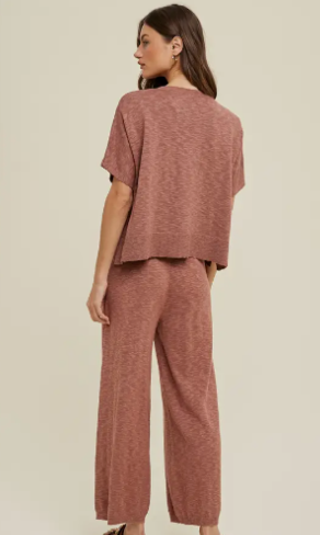 Burnt Maroon Lounge Set