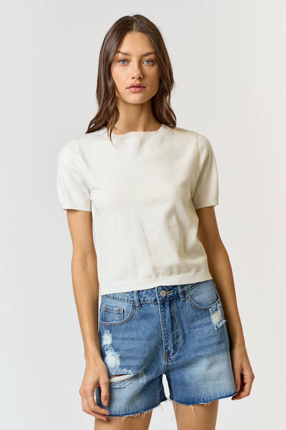 Open Back Sweater with Oversized Bow Tie