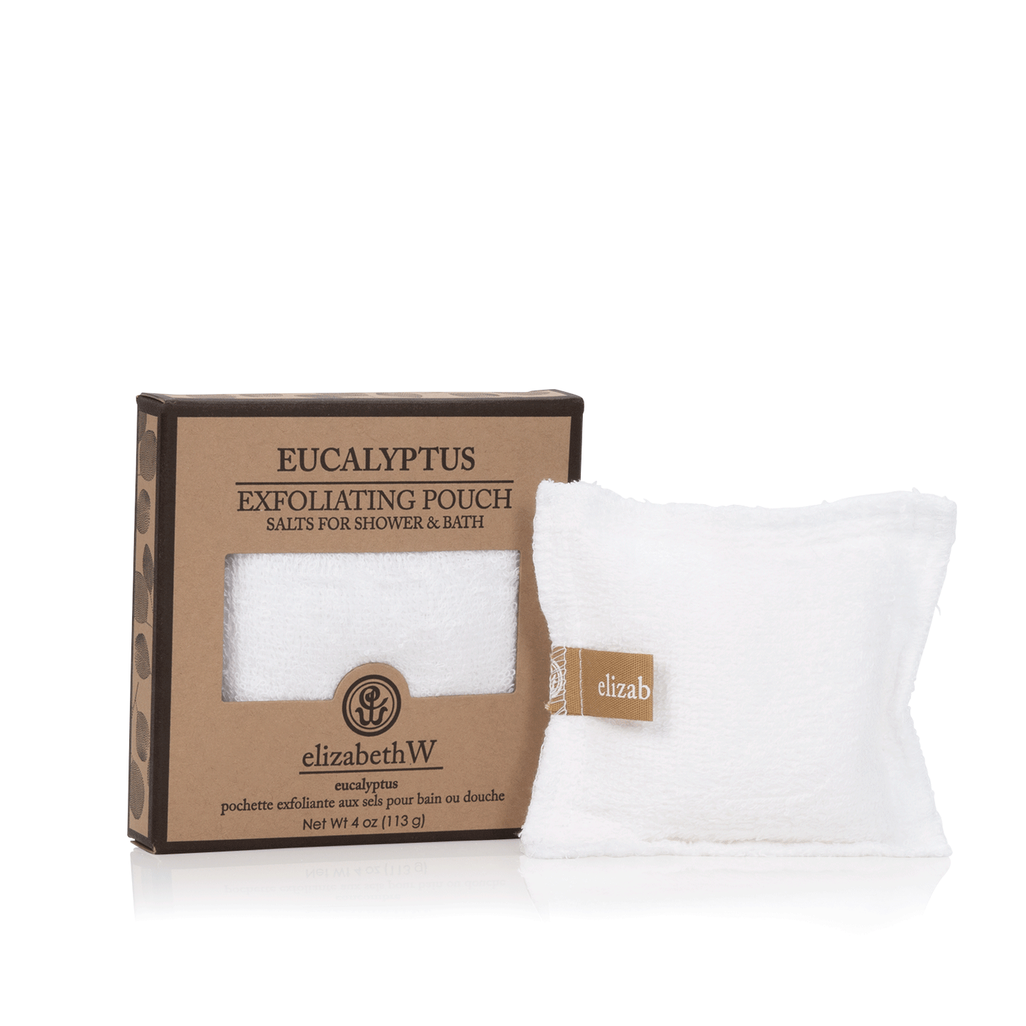 Exfoliating Shower Pouch-4 oz Eucalyptus