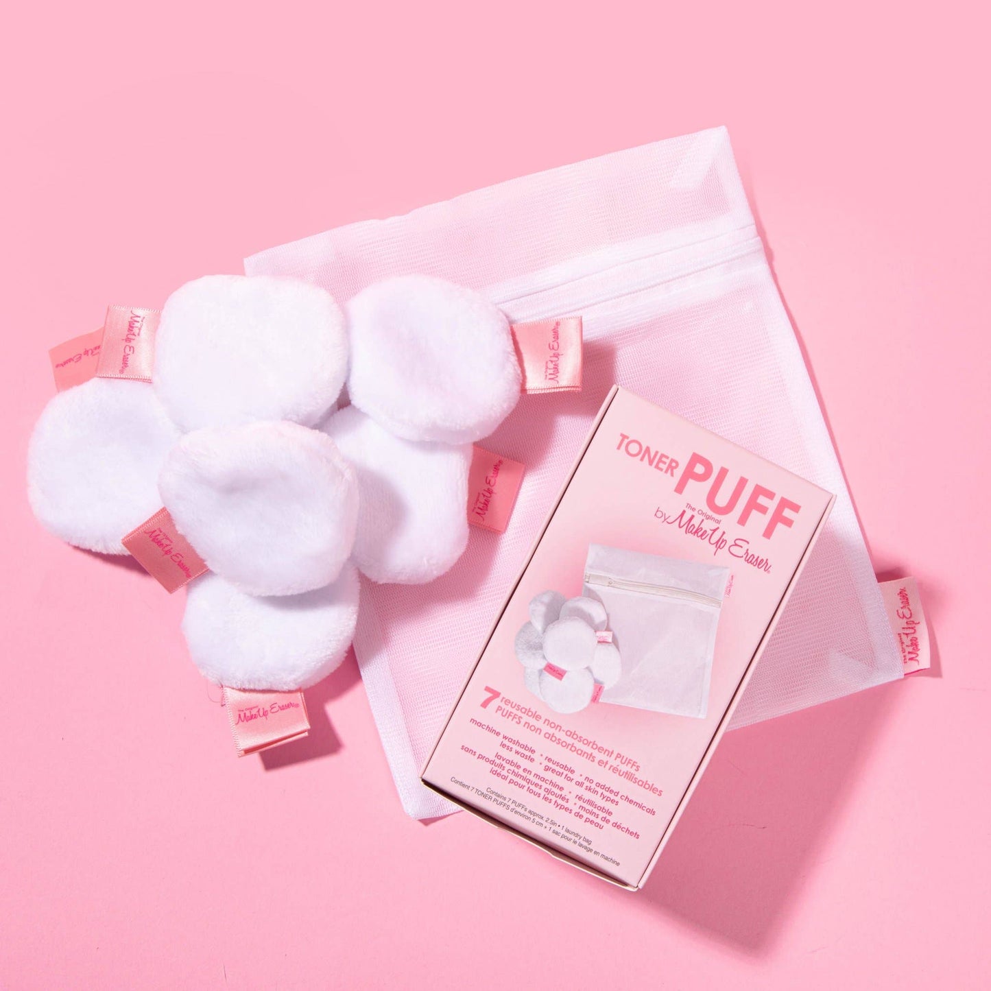 MakeUp Eraser - Toner Puff 7 Pack