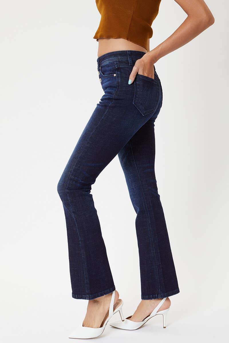 Kan Can Jeans-Petite Dark Wash