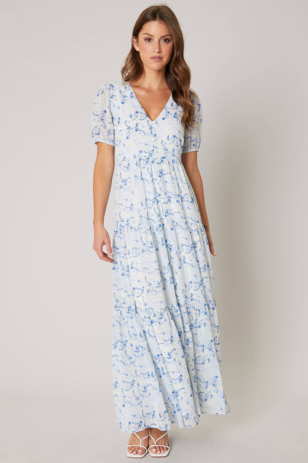 Corinna Paisley Maxi Dress