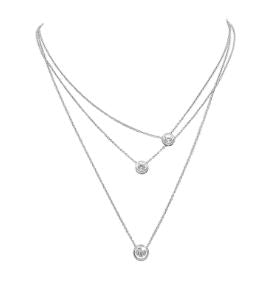Kinsley Armelle Silver Trinity Necklace