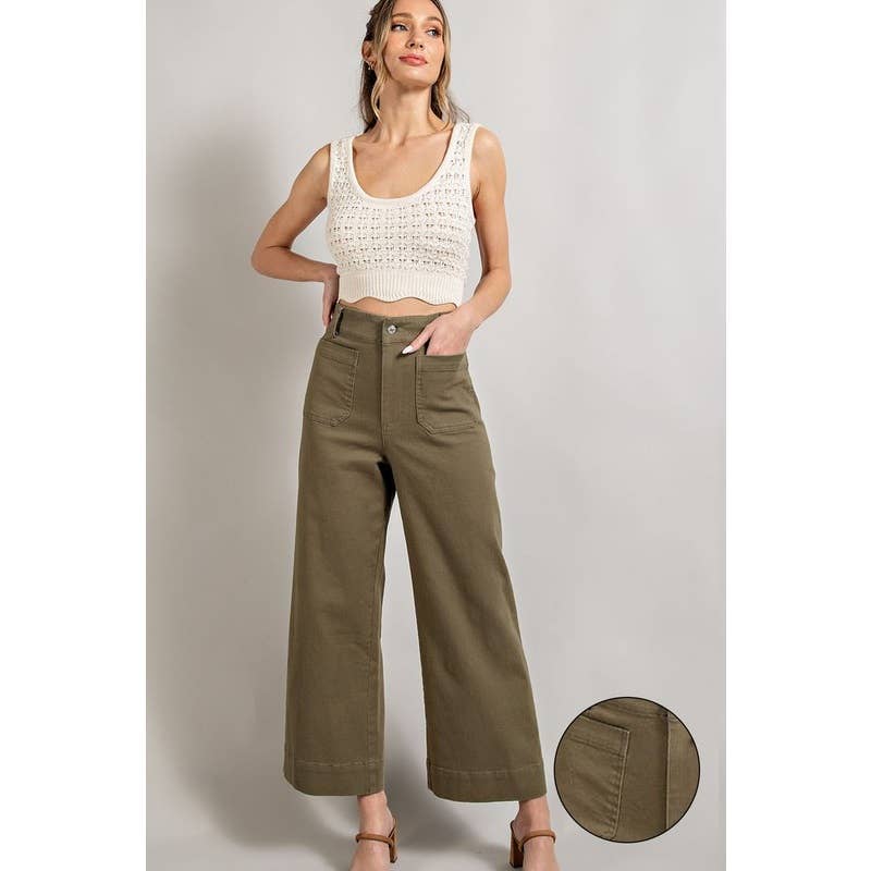 Soft Wide Leg Utility Pant