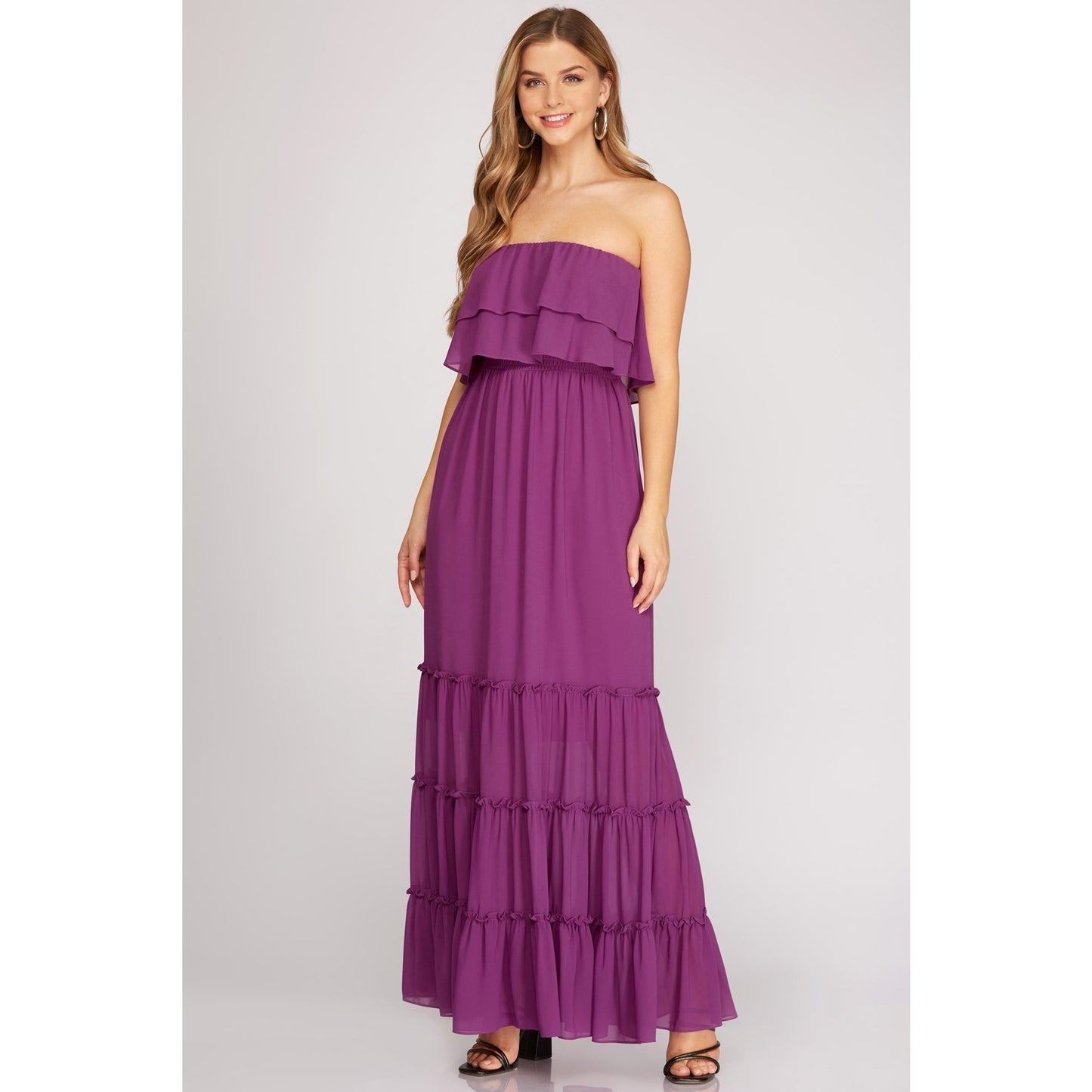 TIERED MAXI DRESS