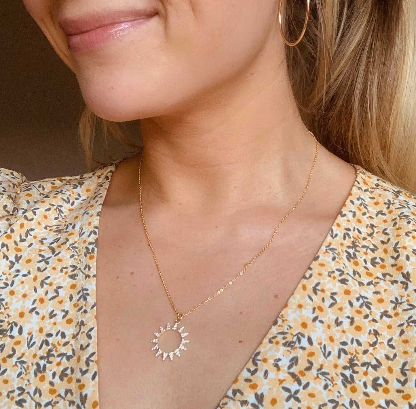 Sunburst Necklace by SALT: 18"