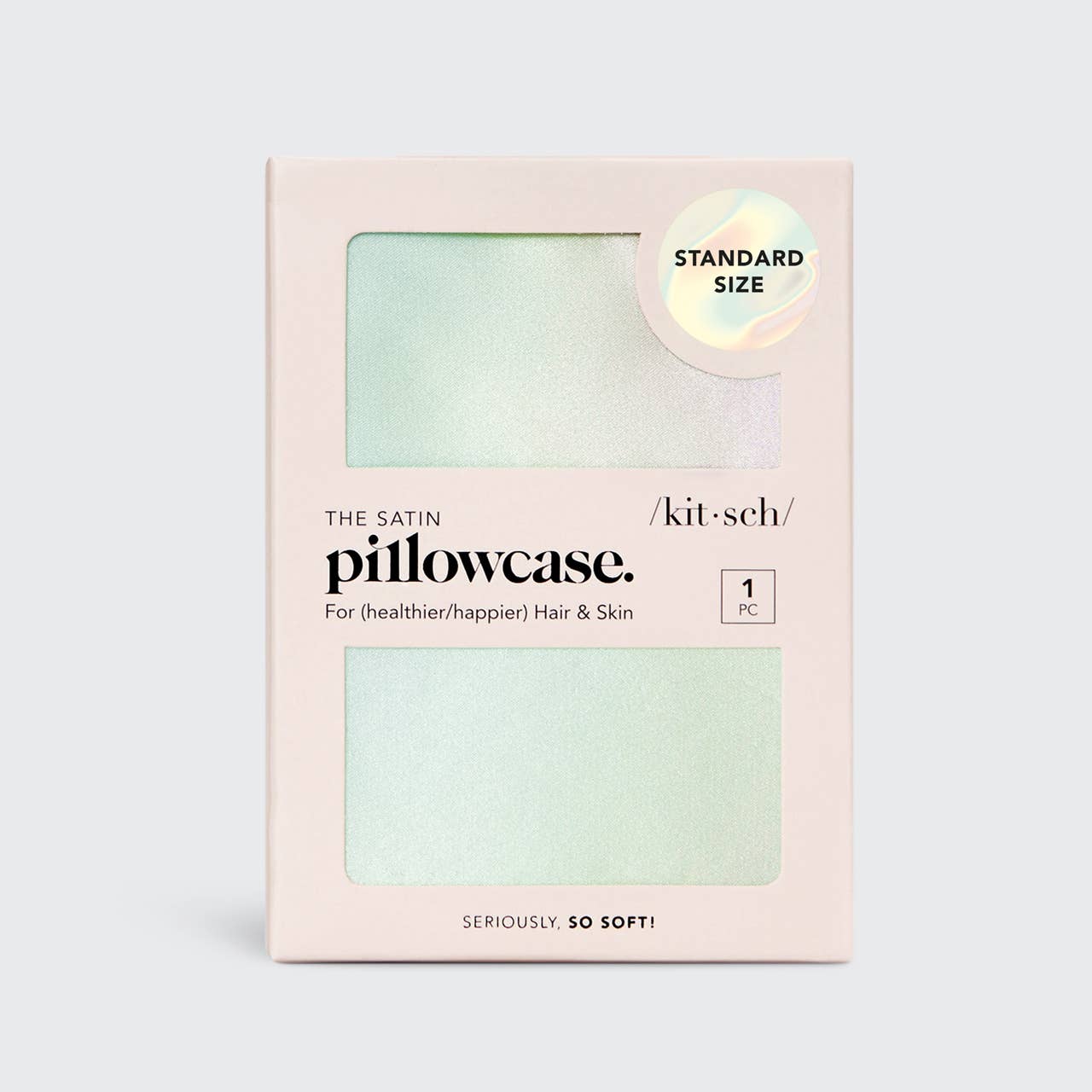 KITSCH - Satin Pillowcase Standard - Aura