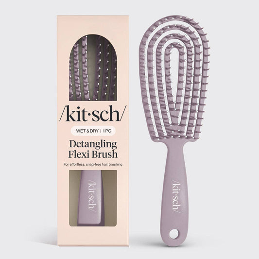 KITSCH - Detangling Flexi Brush - Soft Violet