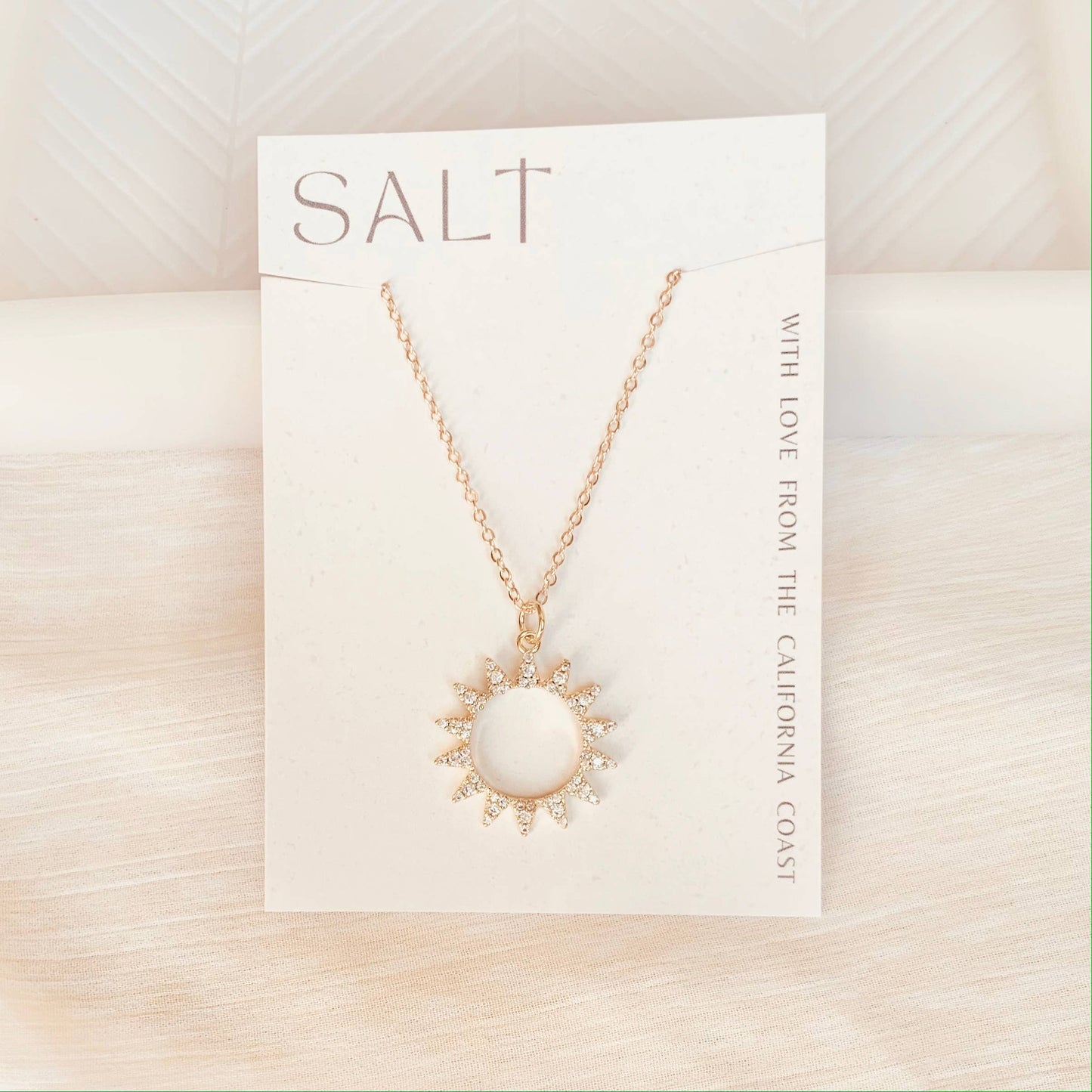 Sunburst Necklace by SALT: 18"