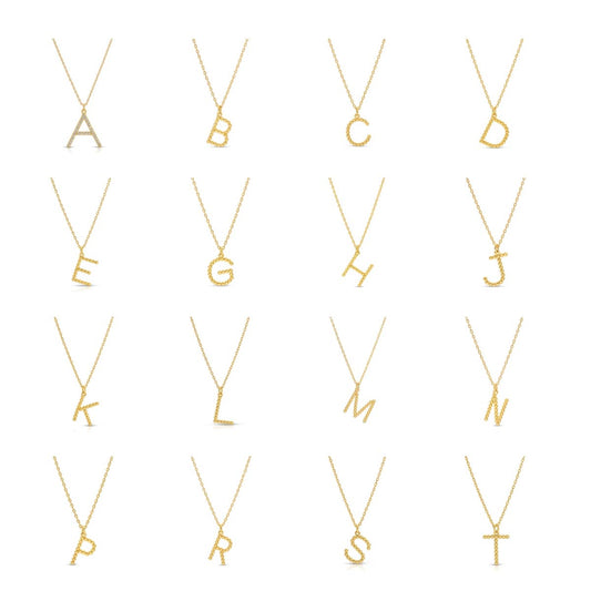 Delicate Initial Pendant