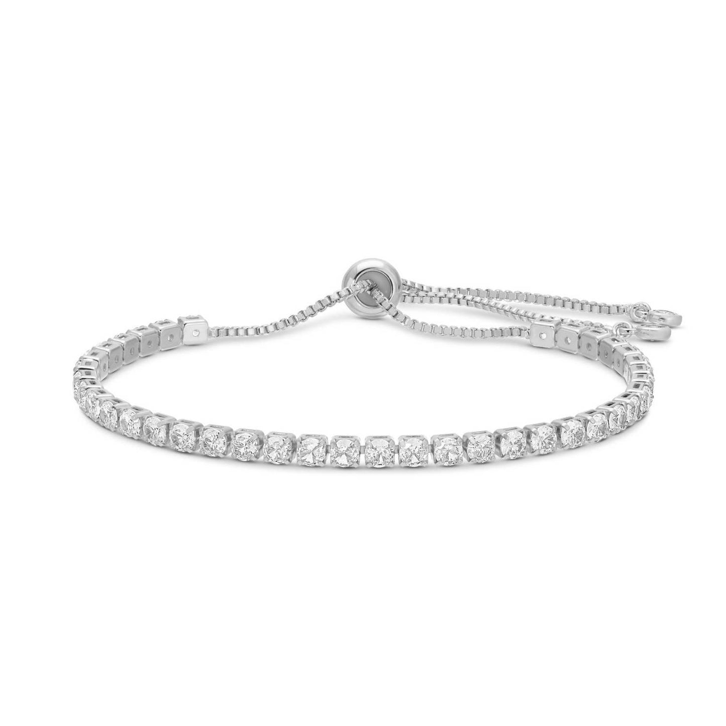 Pulley Tennis Bracelet: Gold