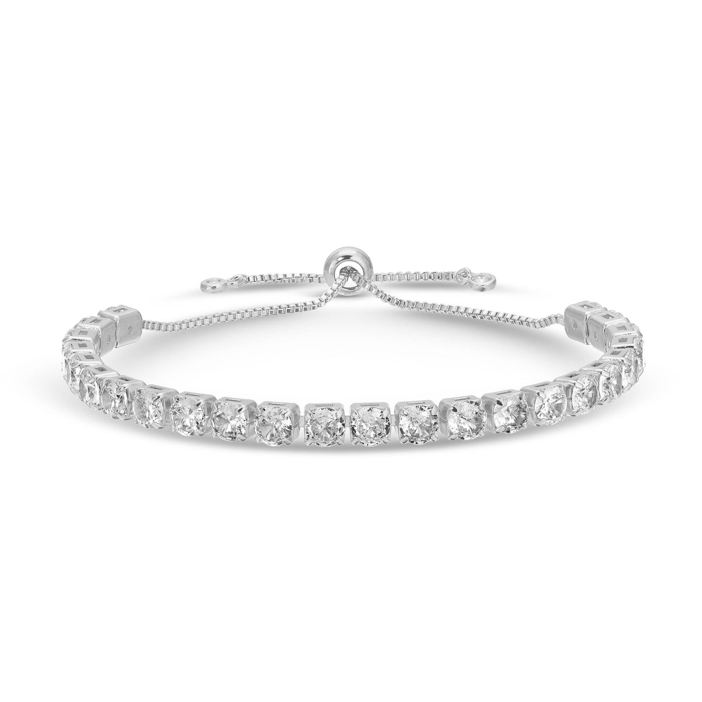 Pulley Tennis Bracelet: Gold