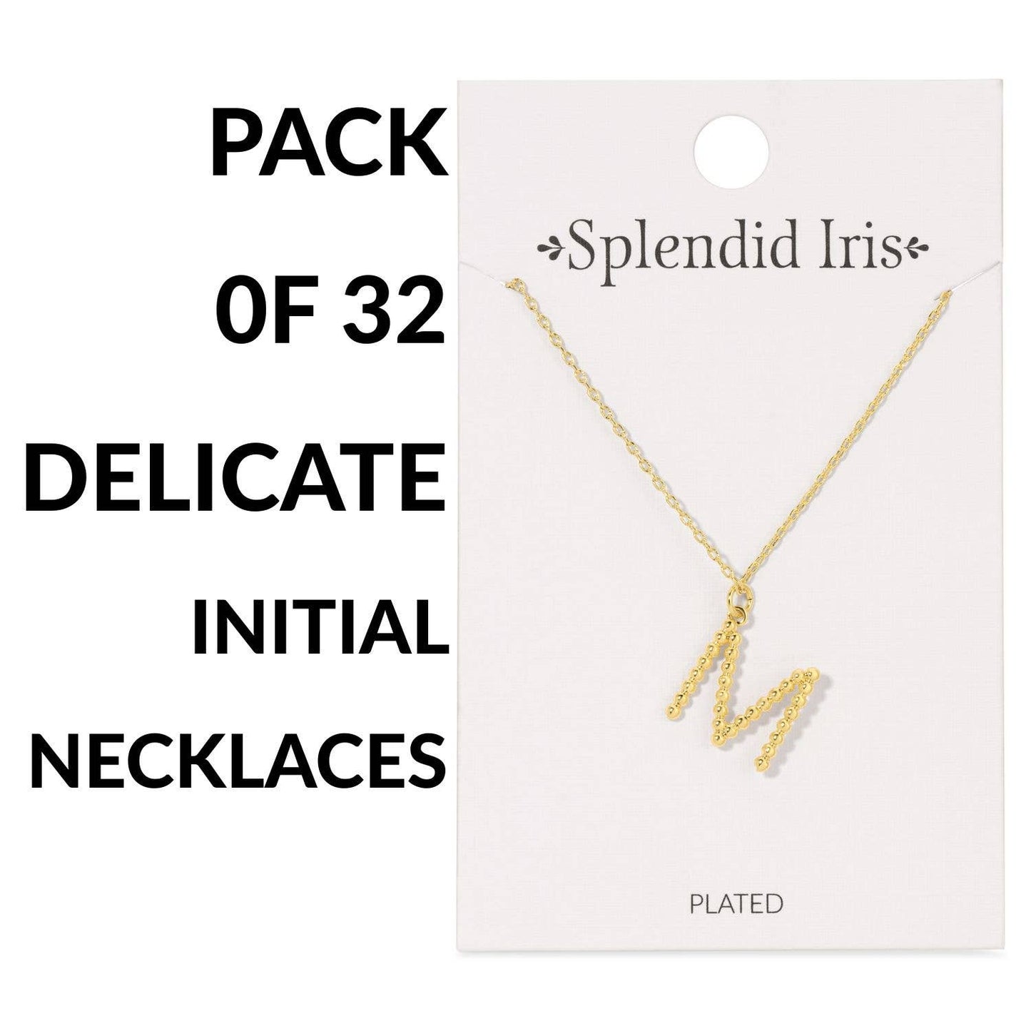 Delicate Initial Pendant