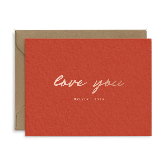 Ruff House Print Shop - Love You Forever + Ever Greeting Card