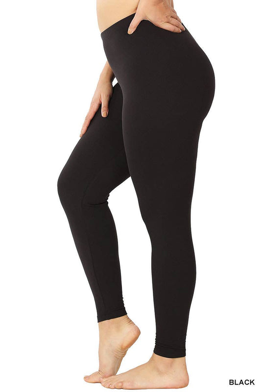 Vanilla Monkey - Plus Black Leggings