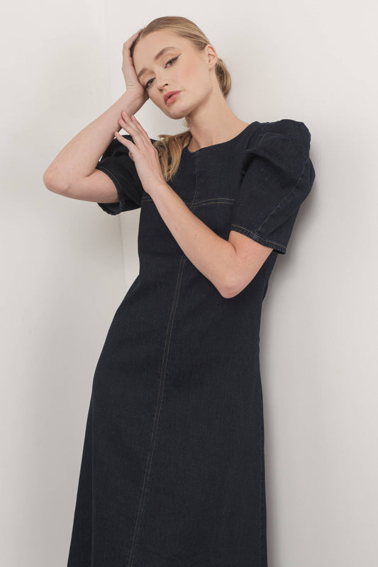 Sadie Dark Denim Dress