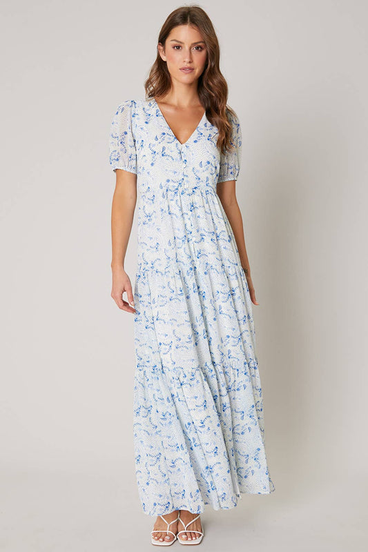 Corinna Paisley Maxi Dress