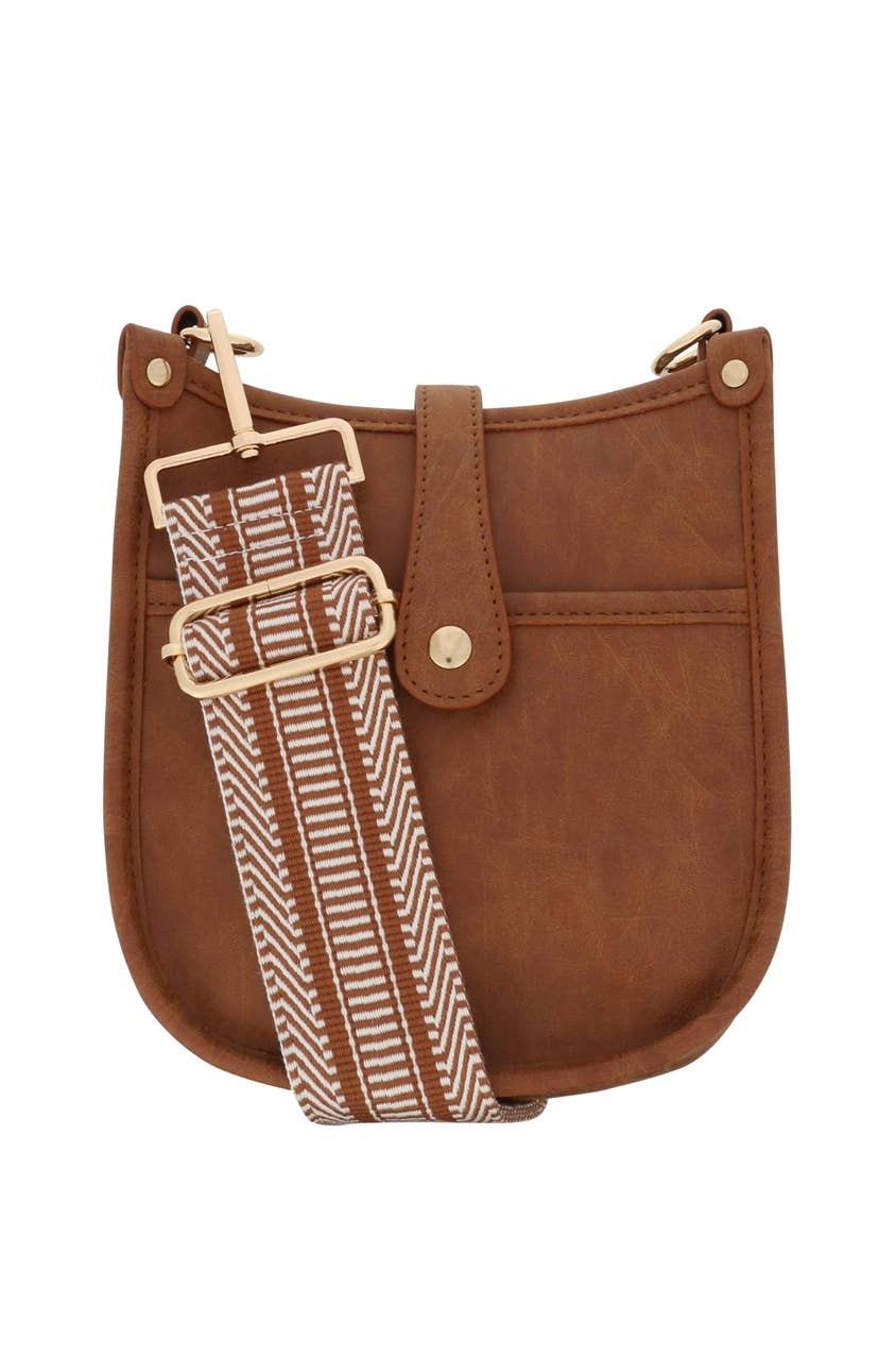 Mini Crossbody Bag - Brown/Pattern